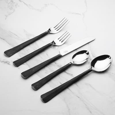 INOX Ridge Flatware 5 Pc. Place Setting (Serves 1)