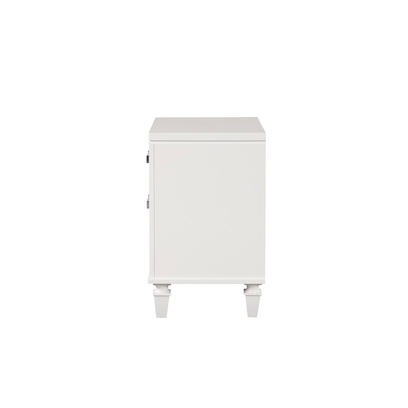 Genoa 2-Drawer 26 in. W Nightstand