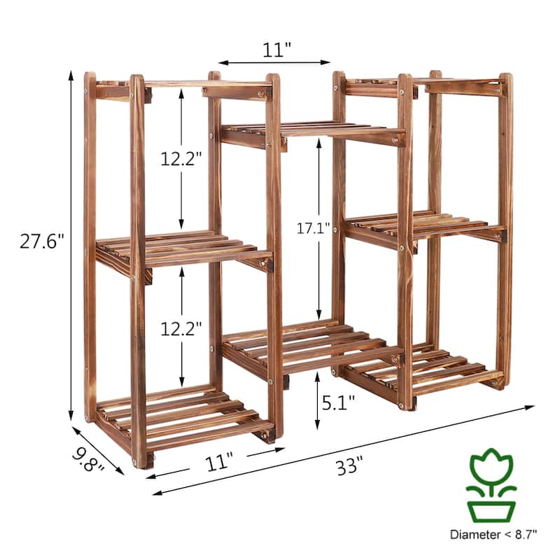 Combination Tall Plant Stand Corner Flower Pot Display Holder Rack