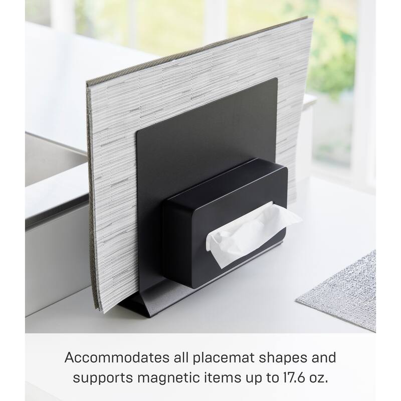 Yamazaki Home Placemat Stand, Steel - L 2.56 x W 11.81 x H 10.43 inches
