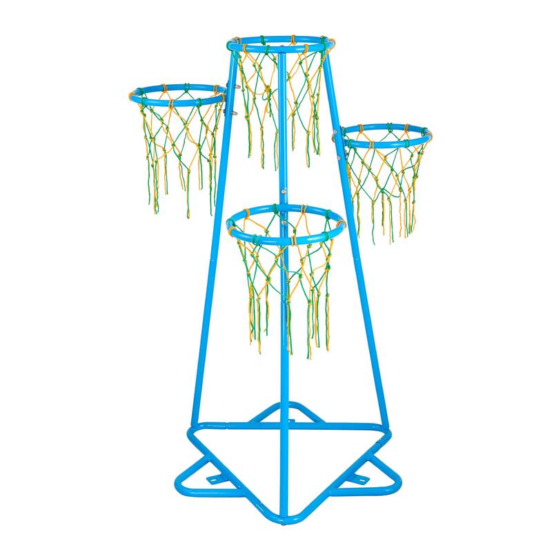 Anmytek Kids Basketball Hoop Stand with Adjustable Heights