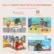 preview thumbnail 5 of 5, Magnetic Tiles, 56 PCS Magnetic Road Building Blocks for Kids, Magnet Building Set with Storage Bag, for Toddlers