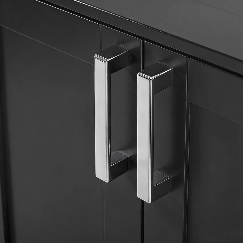 53 Inch Kitchen Island Cart with Thick Desktop Drawers Spice and Towel Racks