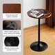 preview thumbnail 10 of 31, Glitzhome 39.5"H Modern Bistro Walnut Top Round Pub Bar Table