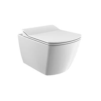 WS Bath Collections Elegant 1.28 GPF Wall Mounted One Piece Elongated