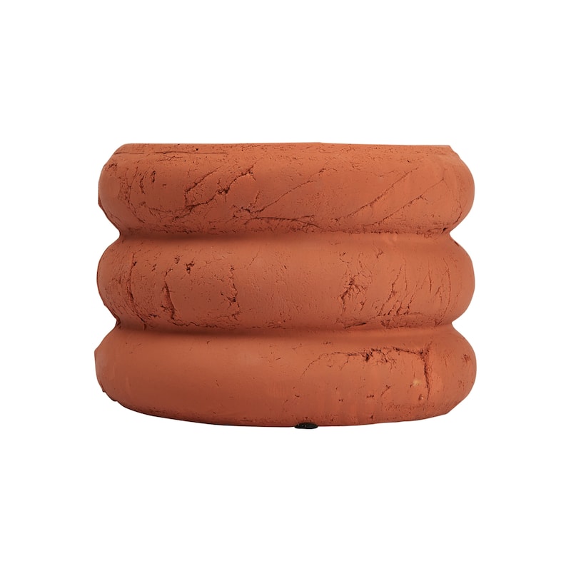 Terracotta Vase Bookends - 10.8"L x 8.5"W x 6.0"H