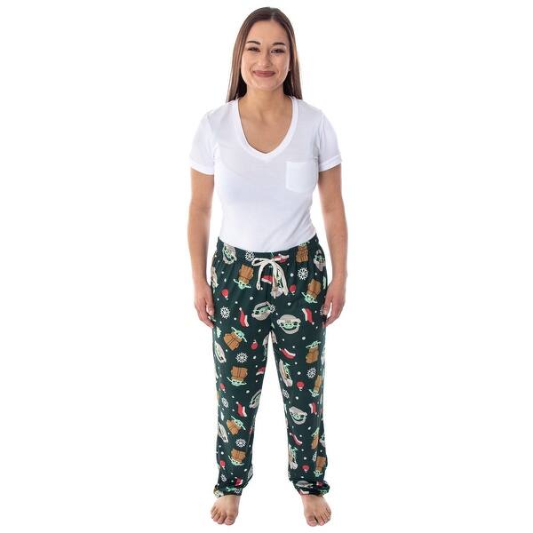 Star Wars Men S The Child Baby Yoda Christmas Holiday Lounge Pajama Pants Overstock 32429743