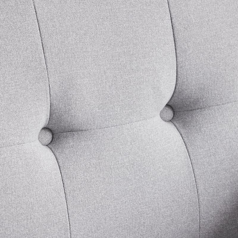 HUIMO Sofa Couch for Two People Tufted Fabric Upholstered Sofa
