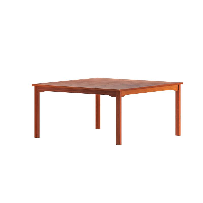 9pc FSC Certified Wood Outdoor Patio Dining Set - 9 Piece