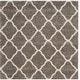 preview thumbnail 32 of 145, SAFAVIEH Hudson Shag Ariola Trellis 2-inch Thick Rug 3' Square - Grey/Ivory
