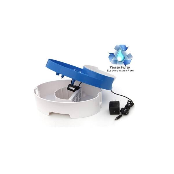 Shop 3 In 1 Pet Water Fountain For Cat Dog Automatic Food Bowl