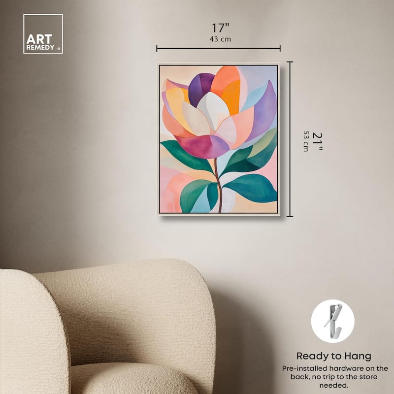 Magnolia in Color II Canvas by Art Remedy