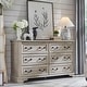 preview thumbnail 90 of 102, Farmhouse Drawers Dresser, Wood Chest of Drawers, Dressers Organizer Grey - 6-drawer