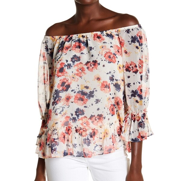lucky brand sheer blouse
