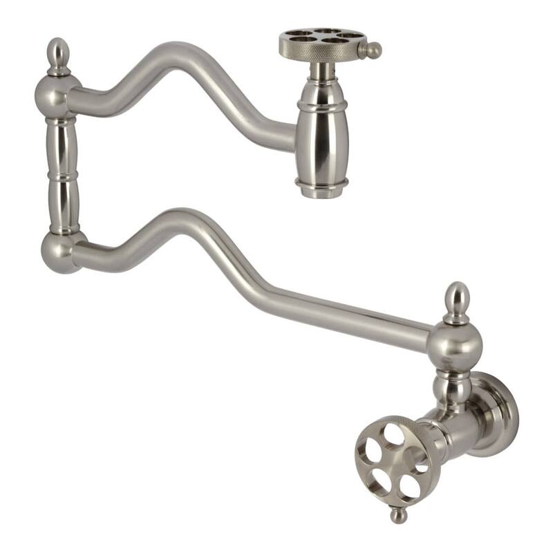 Kingston Brass KS210.RKZ Wendell 4.5 GPM Wall Mounted Single Hole Pot