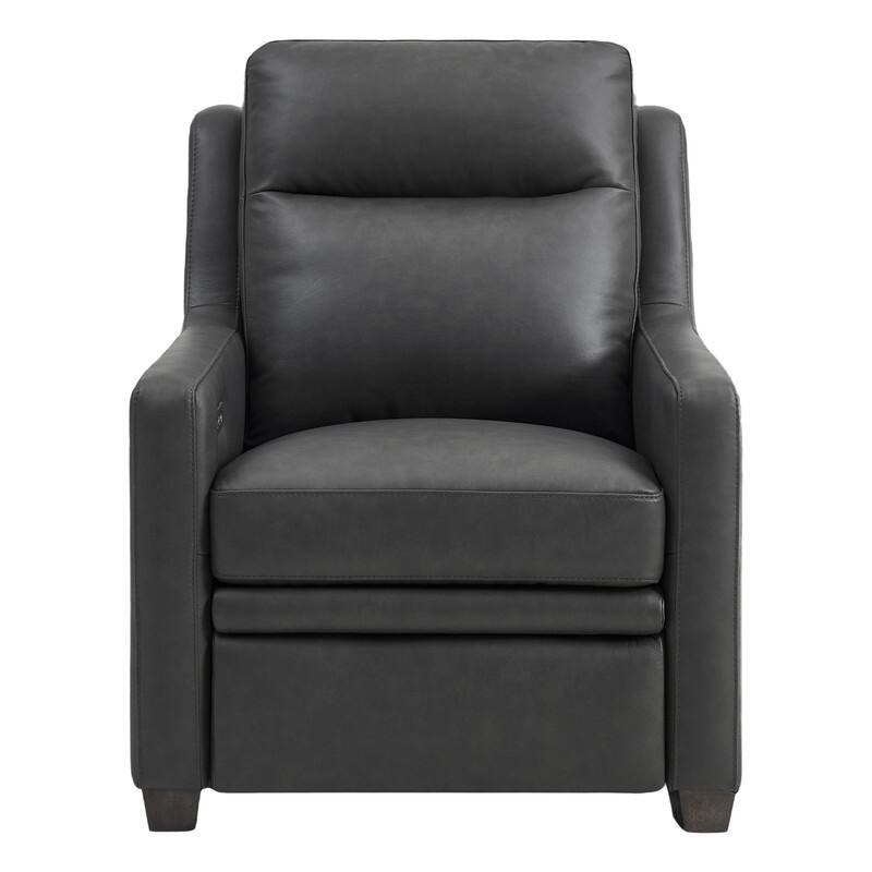 Genuine Leather Recliner Sofa 33" Triple-Motor Power Zero-Wall Reclining Couch with USB&USB-C Port