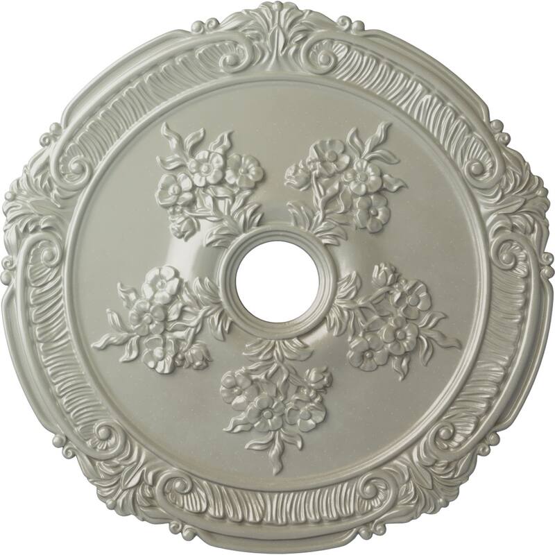 26"OD x 3 3/4"ID x 1 1/2"P Attica with Rose Ceiling Medallion