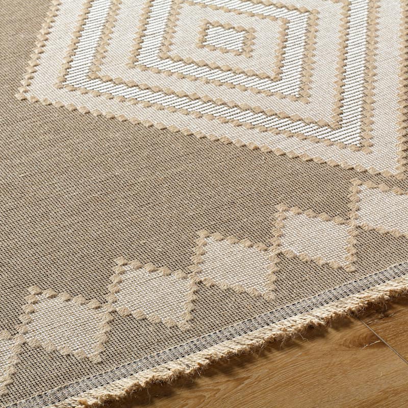 Livabliss Country Mystery Diamond Washable Area Rug