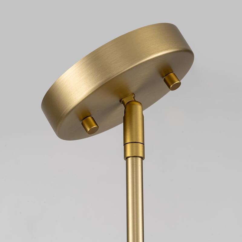 6-Light Farmhouse Chandelier for Dining Room Lighting Fixtures Hanging - W24.41"