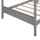 preview thumbnail 47 of 58, Twin/Full Size House Bed, Wooden Playhouse Bed Frame with Semi-enclosed Roof, Headboard, Footboard Storage for Kids, Teens