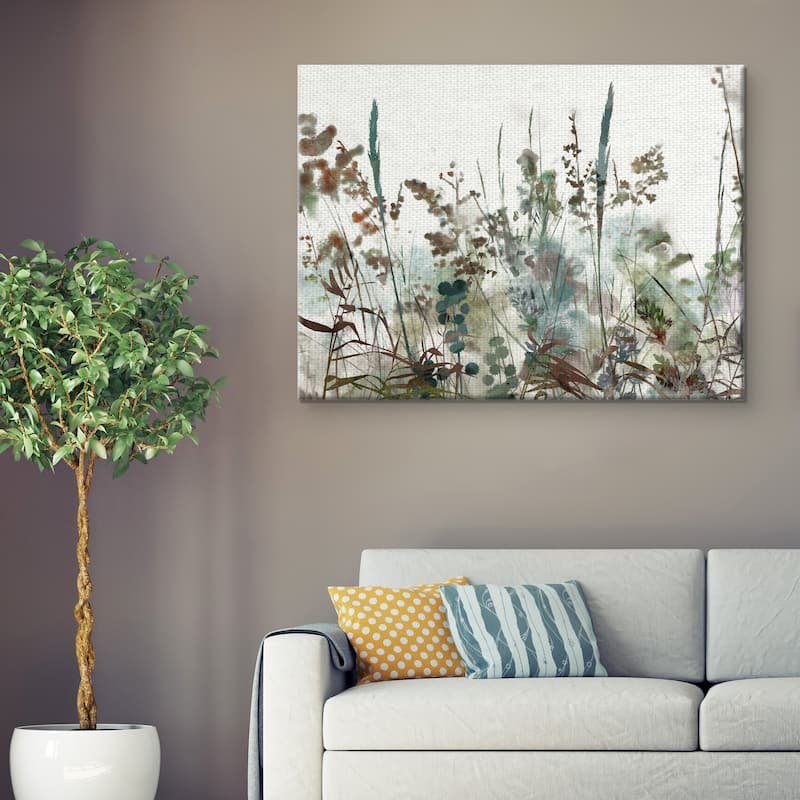 Autumn Reeds by Studio Arts Canvas Art Print