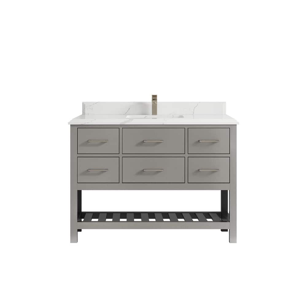 Willow Collections 48 in. W x 22 in. D Parker Single Sink Bathroom Vanity with Countertop