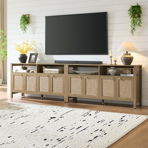 Vintage TV Cabinet with Practical Storage and Adjustable Shelves