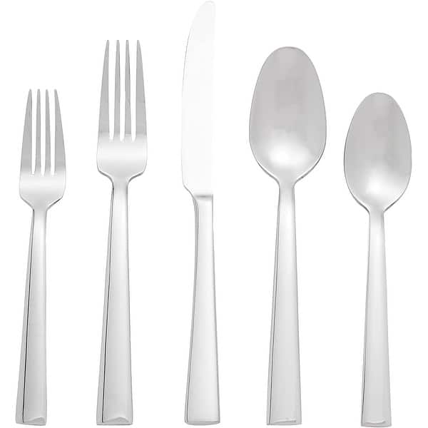 Oneida Madison Avenue 45 Piece Everyday Flatware Set, Service For 8