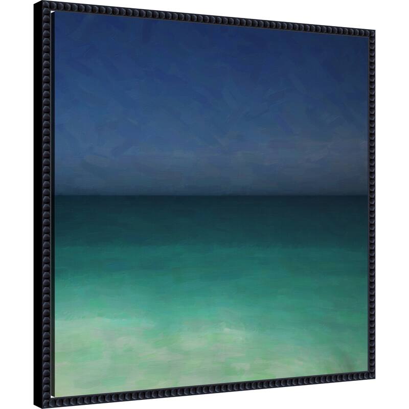 Tropical Ocean by Lynann Colligan Framed Canvas Wall Art Print
