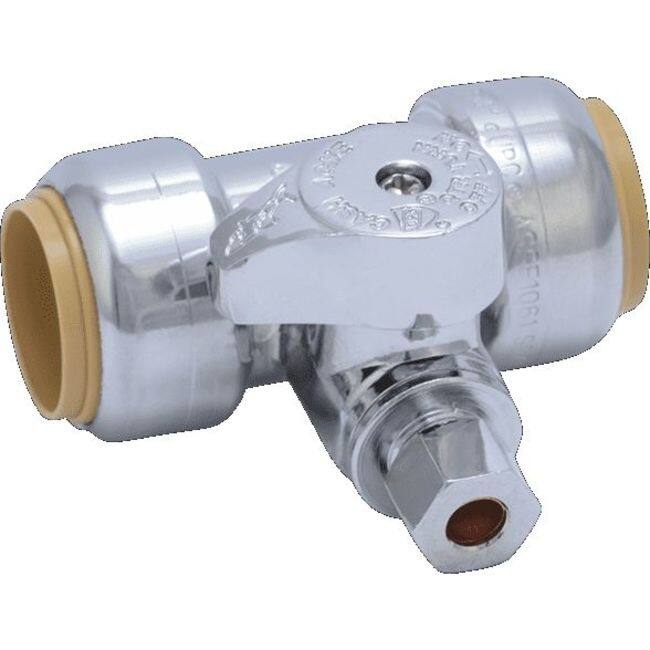 SharkBite 3/4" x 3/4" x 1/4" Compression Tee Stop