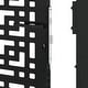 preview thumbnail 55 of 53, vidaXL Garden Gate Black 39.4x49.2" Steel Trace Design