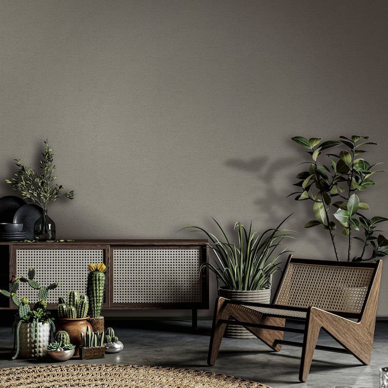 Galerie Wallcoverings Woods and Wicker Collection Woven Flecks Matte Finish Vinyl on Non-woven Wallpaper Roll