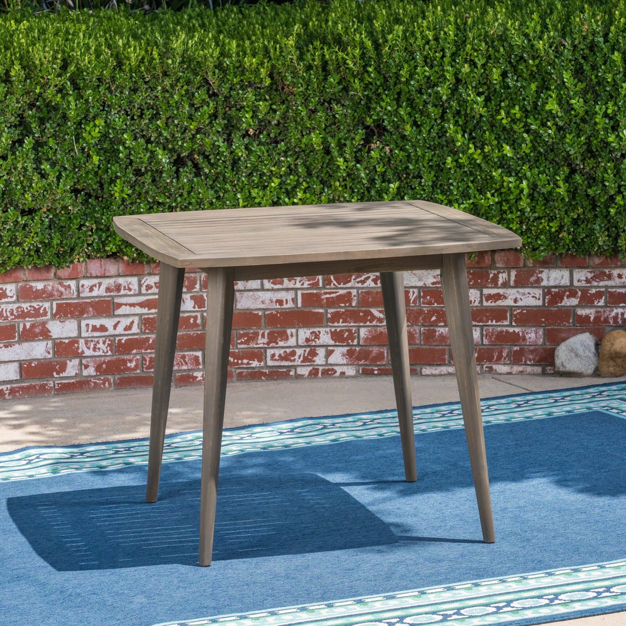 Outdoor Square Acacia Wood Table