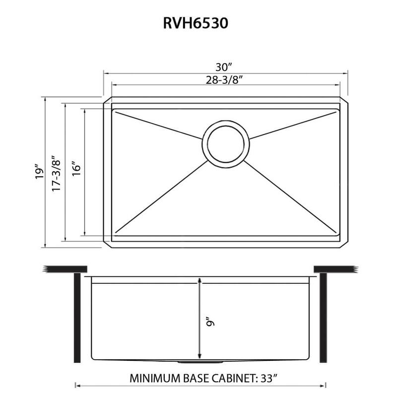 Ruvati 30-inch Gunmetal Black Stainless Steel Workstation Undermount Kitchen Sink - RVH6530BL