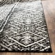 preview thumbnail 4 of 90, SAFAVIEH Adirondack Maisie Moroccan Boho Distressed Rug 10' x 14' - Black/Silver