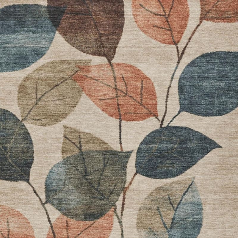 HomeRoots Floral Transitional Rectangle Outdoor Rug