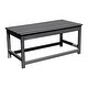 preview thumbnail 53 of 54, Laguna 36-inch Poly Eco-Friendly All Weather Coffee Table Gray