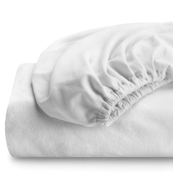 Bare Home 100 Cotton Flannel Fitted Bottom Sheet Deep Pocket Overstock 20262791