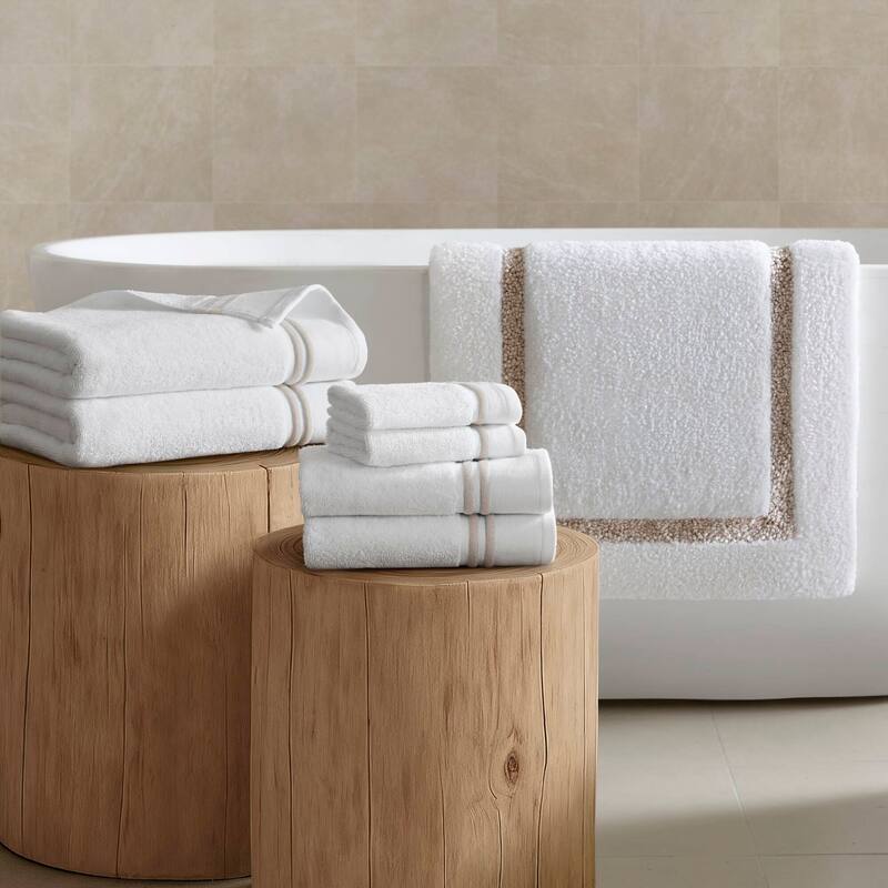 Madison Park Roan Border 6 Piece Towel Set