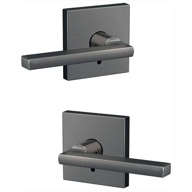 Schlage Custom Latitude Non-Turning Two-Sided Dummy Door Lever Set