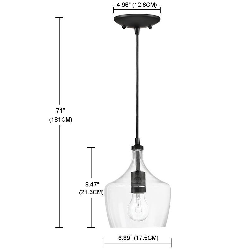 1- Light Line Teardrop Pendant