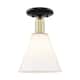 Option Black Antique Brass / Matte White