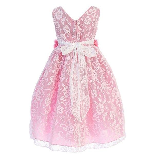 coral easter dress