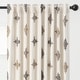 preview thumbnail 6 of 6, Chanasya Traverse Damask Room Darkening Window Curtain Panel Pair (Set of 2) W52 x H108 Inches - Chocolate