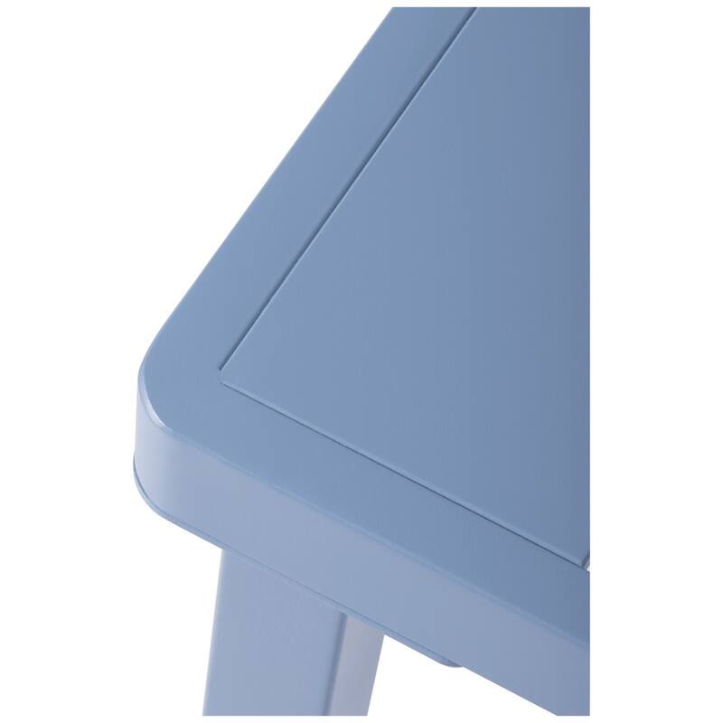 Frond and Form 59 Inch By 35.4 Inch Outdoor Steel Rectangular Dining Table