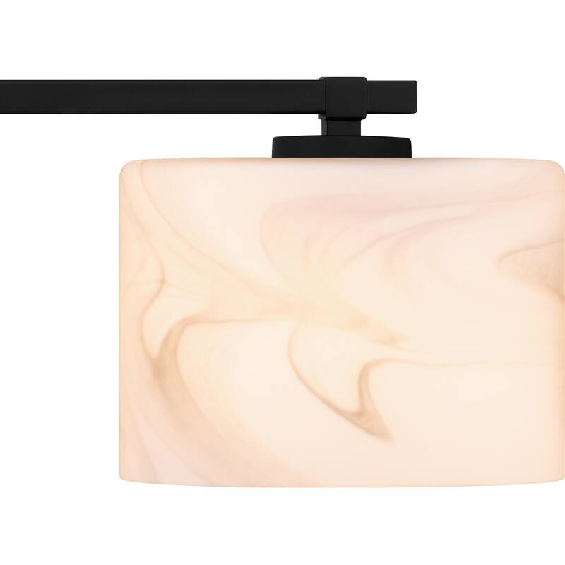 Mather 3-Light Matte Black Bath Light