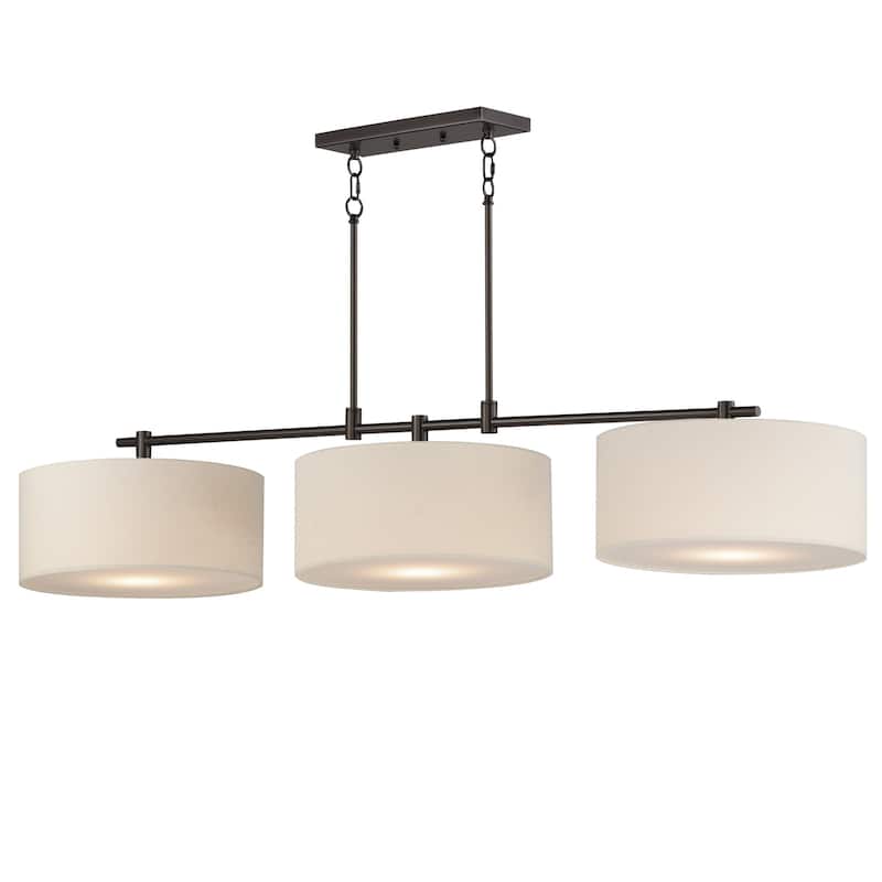 Maxim 10017OM Bongo 3 Light 60" Wide Linear Pendant