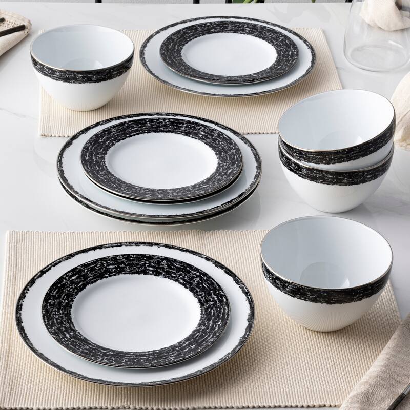 Noritake Rill Set Of 4 Cereals, 6", 29 oz.