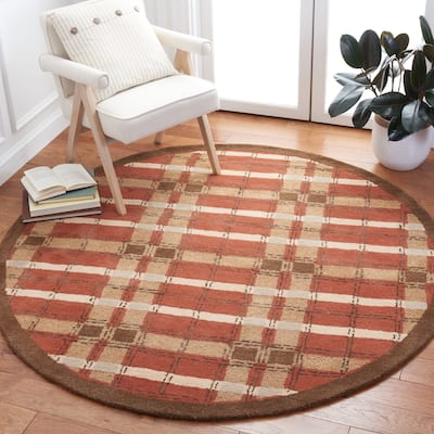Martha Stewart by SAFAVIEH Colorweave Plaid Wool/ Viscose Rug