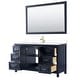 preview thumbnail 2 of 71, Daria 60 Inch Single Vanity, Cultured Marble Top, 58 Inch Mirror